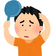 薄毛を気にする男性